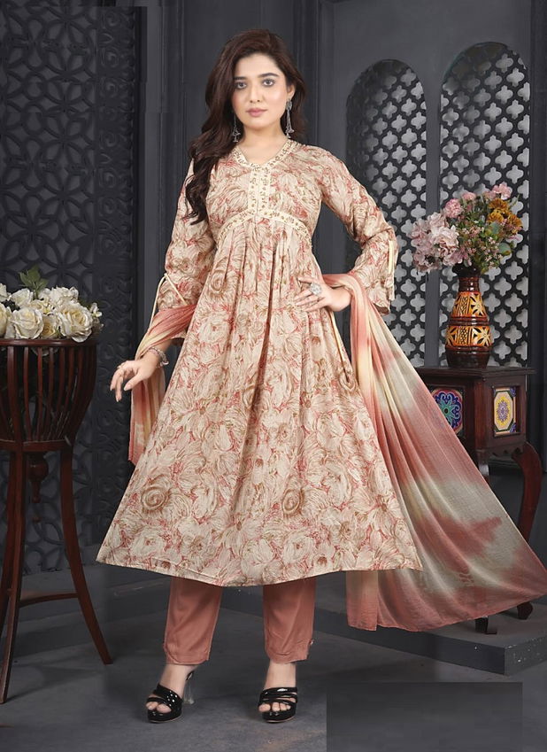 Green Tomato Flora Aaliya Cut Readymade Suits
